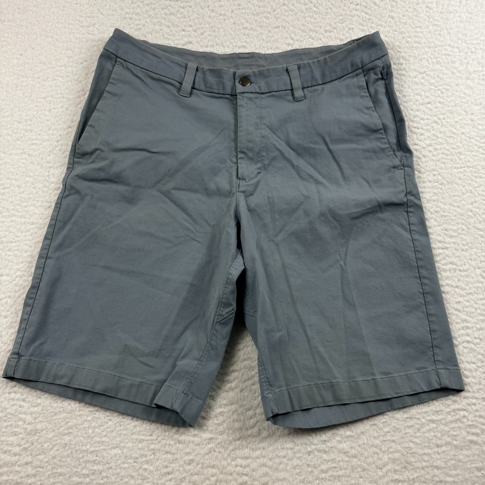 Lululemon Shorts Men's 34 Blue Commission Mid Rise 10.5" Inseam Golf Performance